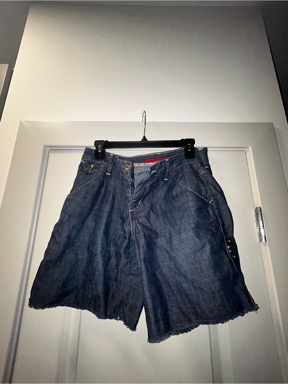 Levi's Dark Blue Denim Jean Shorts Y2K